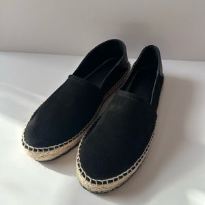 WANT Les Essentiels Black Suede Loafers